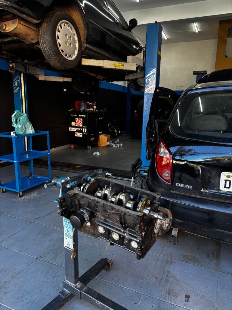 Interior da oficina Prevent Auto Care